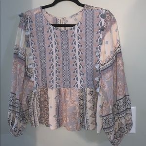 Boho American eagle top
